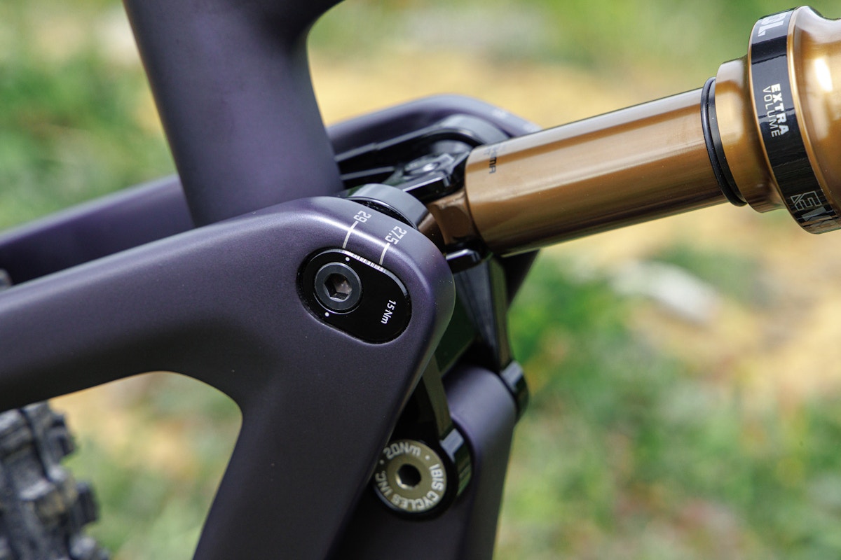 Ibis Cycles Ripmo V3 Huckleberry Purple shock detail